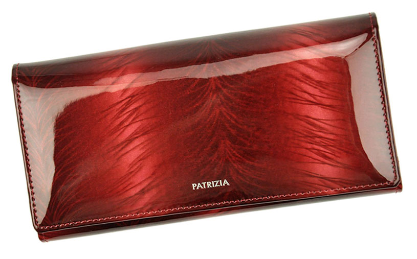 Detail produktu Červená kartová kožená peňaženka Patrizia FF122